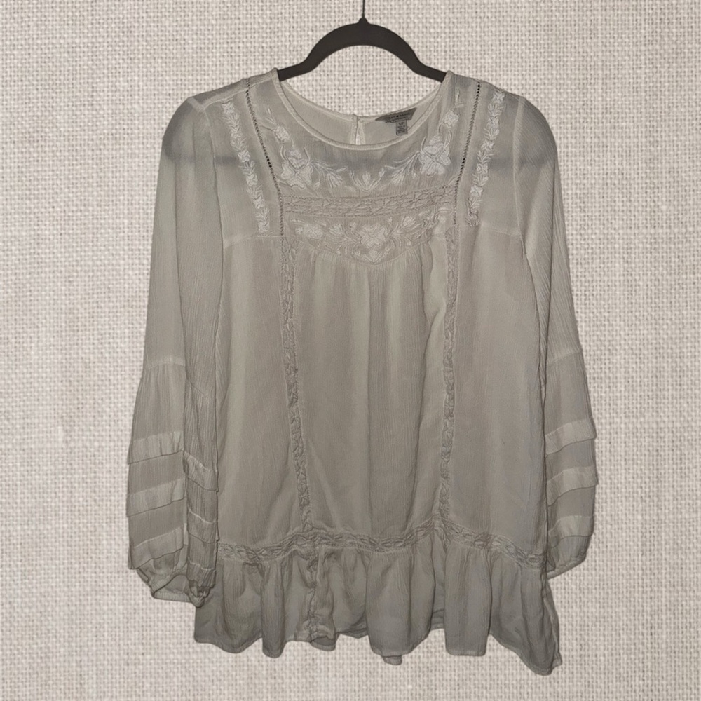 Lucky Brand white blouse